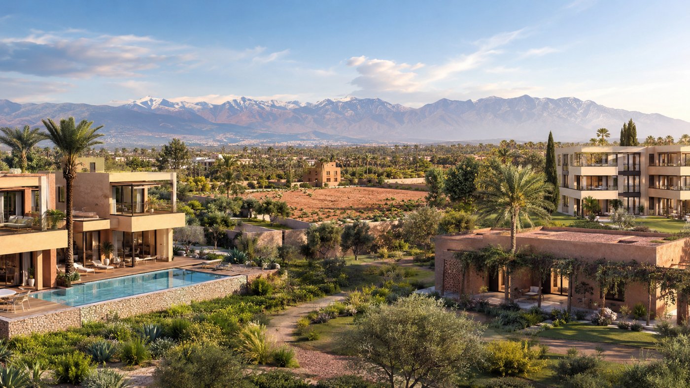 Un bien d'exception accompagné par Capital Parc à Marrakech