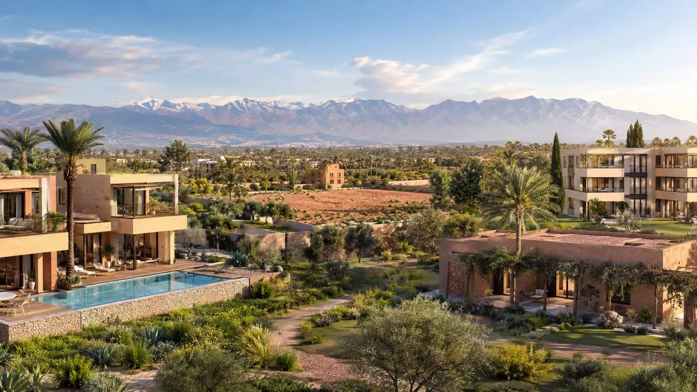 Un bien d'exception accompagné par Capital Parc à Marrakech